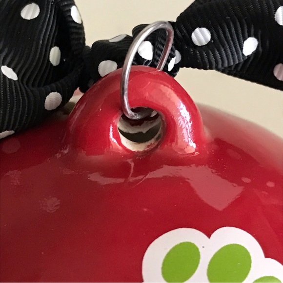 Burton & Burton 2013 Handpainted Ceramic Large Christmas Ornament -I Love My Dog - Picture 8 of 16